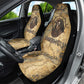 Montu Car Seat Cover Falcon Head War God Ancient Egyptian Map Feathers and Sun Disk