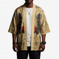 Montu Kimono Falcon Head War God Ancient Egyptian Map Feathers and Sun Disk