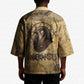 Montu Kimono Falcon Head War God Ancient Egyptian Map Feathers and Sun Disk