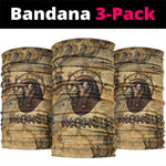 Montu Neck Gaiter Falcon Head War God Ancient Egyptian Map Feathers and Sun Disk