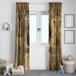Montu Window Curtain Falcon Head War God Ancient Egyptian Map Feathers and Sun Disk
