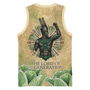 Min Basketball Jersey Egyptian God of Fertility Lord of Generation Lettuce Ancient