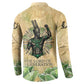 Min Button Sweatshirt Egyptian God of Fertility Lord of Generation Lettuce Ancient