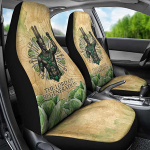Min Car Seat Cover Egyptian God of Fertility Lord of Generation Lettuce Ancient