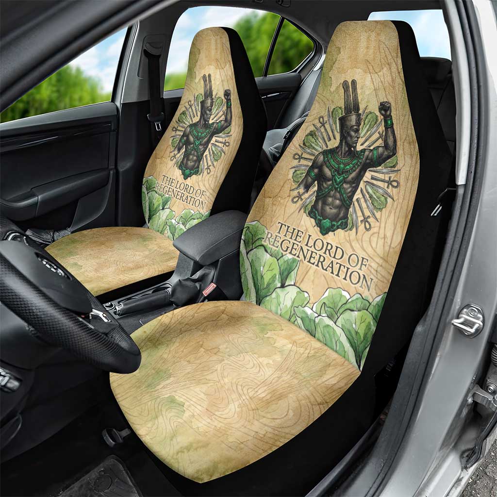 Min Car Seat Cover Egyptian God of Fertility Lord of Generation Lettuce Ancient