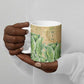Min Ceramic Mug Egyptian God of Fertility Lord of Generation Lettuce Ancient