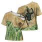 Min Cross Shoulder Shirt Egyptian God of Fertility Lord of Generation Lettuce Ancient