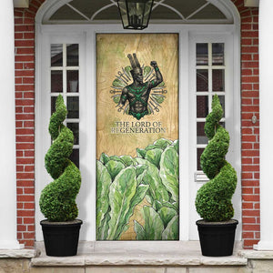 Min Door Cover Egyptian God of Fertility Lord of Generation Lettuce Ancient