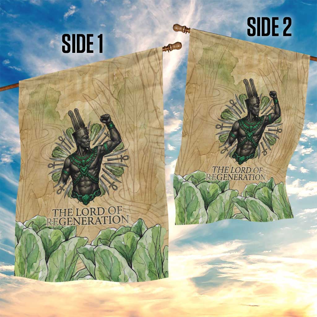 Min Garden Flag Egyptian God of Fertility Lord of Generation Lettuce Ancient