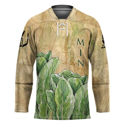Min Hockey Jersey Egyptian God of Fertility Lord of Generation Lettuce Ancient