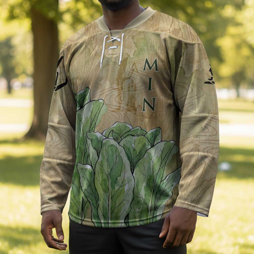 Min Hockey Jersey Egyptian God of Fertility Lord of Generation Lettuce Ancient