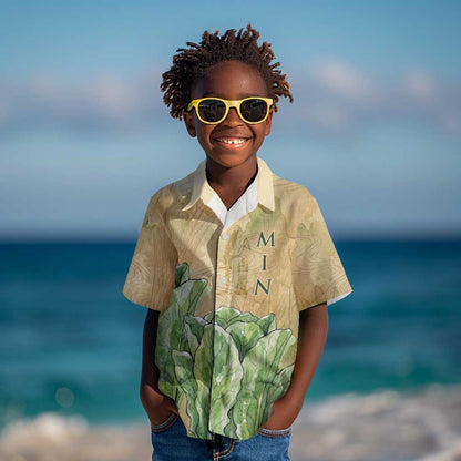 Min Kid Hawaiian Shirt Egyptian God of Fertility Lord of Generation Lettuce Ancient