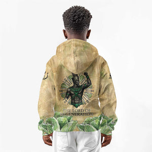 Min Kid Hoodie Egyptian God of Fertility Lord of Generation Lettuce Ancient