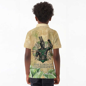 Min Kid Polo Shirt Egyptian God of Fertility Lord of Generation Lettuce Ancient