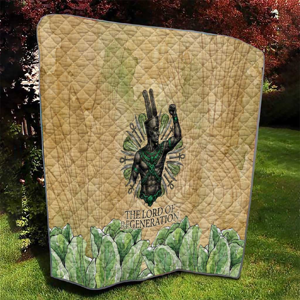 Min Quilt Egyptian God of Fertility Lord of Generation Lettuce Ancient
