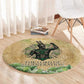 Min Round Carpet Egyptian God of Fertility Lord of Generation Lettuce Ancient