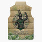 Min Sleeveless Puffer Jacket Egyptian God of Fertility Lord of Generation Lettuce Ancient