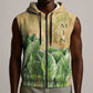 Min Sleeveless Zip Hoodie Egyptian God of Fertility Lord of Generation Lettuce Ancient