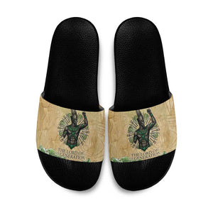 Min Slide Sandals Egyptian God of Fertility Lord of Generation Lettuce Ancient
