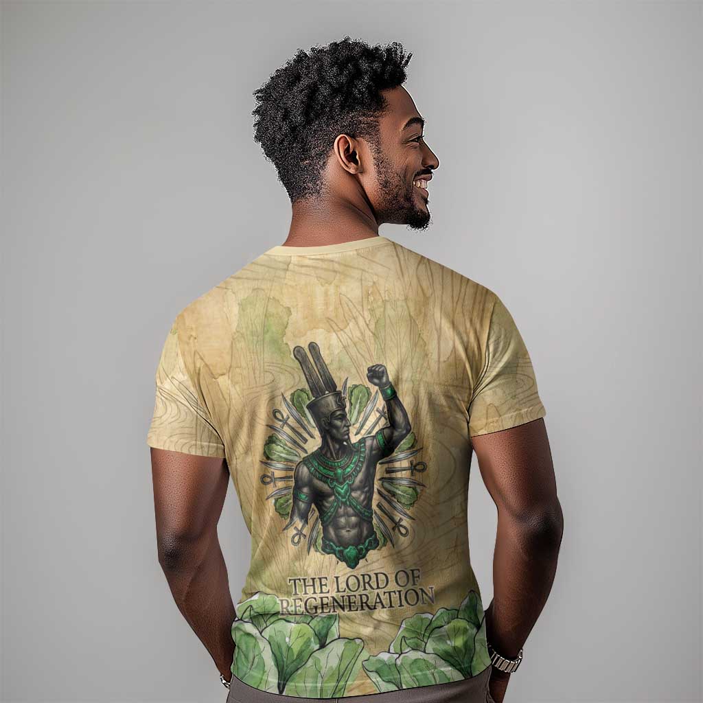 Min T shirt Egyptian God of Fertility Lord of Generation Lettuce Ancient