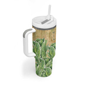Min Tumbler With Handle Egyptian God of Fertility Lord of Generation Lettuce Ancient