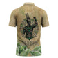 Min Zipper Polo Shirt Egyptian God of Fertility Lord of Generation Lettuce Ancient