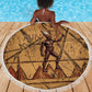 Min Ancient Egyptian Beach Blanket Fertility Symbol Sandstone Ankh Pyramid Pattern
