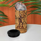 Min Ancient Egyptian 4 in 1 Can Cooler Tumbler Fertility Symbol Sandstone Ankh Pyramid Pattern