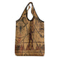 Min Ancient Egyptian Grocery Bag Fertility Symbol Sandstone Ankh Pyramid Pattern