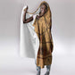 Min Ancient Egyptian Hooded Blanket Fertility Symbol Sandstone Ankh Pyramid Pattern