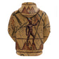 Min Ancient Egyptian Hoodie Fertility Symbol Sandstone Ankh Pyramid Pattern
