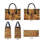 Min Ancient Egyptian Leather Bag Fertility Symbol Sandstone Ankh Pyramid Pattern