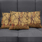 Min Ancient Egyptian Pillow Cover Fertility Symbol Sandstone Ankh Pyramid Pattern