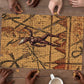 Min Ancient Egyptian Puzzle Fertility Symbol Sandstone Ankh Pyramid Pattern