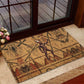 Min Ancient Egyptian Rubber Doormat Fertility Symbol Sandstone Ankh Pyramid Pattern