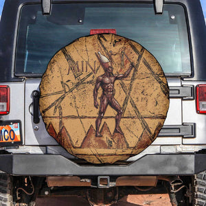 Min Ancient Egyptian Spare Tire Cover Fertility Symbol Sandstone Ankh Pyramid Pattern