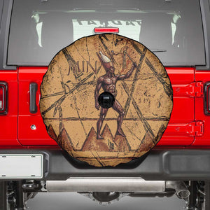 Min Ancient Egyptian Spare Tire Cover Fertility Symbol Sandstone Ankh Pyramid Pattern