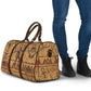 Min Ancient Egyptian Travel Bag Fertility Symbol Sandstone Ankh Pyramid Pattern