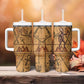 Min Ancient Egyptian Tumbler With Handle Fertility Symbol Sandstone Ankh Pyramid Pattern