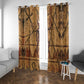 Min Ancient Egyptian Window Curtain Fertility Symbol Sandstone Ankh Pyramid Pattern