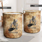 Nefertem Ancient Egyptian Laundry Basket Lion Head Lotus Flowers Incense Smoke Ancient