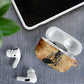 Nefertem Ancient Egyptian AirPods Case Lion Head Lotus Flowers Incense Smoke Ancient