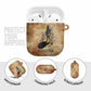 Nefertem Ancient Egyptian AirPods Case Lion Head Lotus Flowers Incense Smoke Ancient