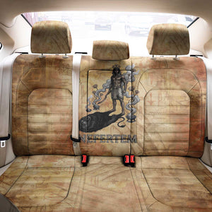 Nefertem Ancient Egyptian Back Car Seat Cover Lion Head Lotus Flowers Incense Smoke Ancient