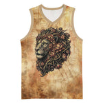 Nefertem Ancient Egyptian Basketball Jersey Lion Head Lotus Flowers Incense Smoke Ancient