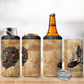 Nefertem Ancient Egyptian 4 in 1 Can Cooler Tumbler Lion Head Lotus Flowers Incense Smoke Ancient