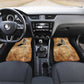Nefertem Ancient Egyptian Car Mats Lion Head Lotus Flowers Incense Smoke Ancient