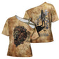 Nefertem Ancient Egyptian Cross Shoulder Shirt Lion Head Lotus Flowers Incense Smoke Ancient