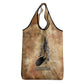 Nefertem Ancient Egyptian Grocery Bag Lion Head Lotus Flowers Incense Smoke Ancient