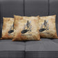 Nefertem Ancient Egyptian Pillow Cover Lion Head Lotus Flowers Incense Smoke Ancient